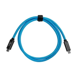 Kondor Blue Thunderbolt 4 USB Type-C Charging and Data Cable 3ft Blue