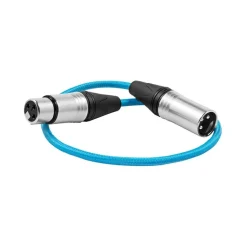 Kondor Blue XLR Male to Female XLR 18-in Blue