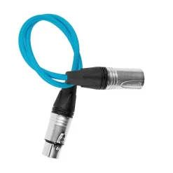 Kondor Blue XLR Male to Female XLR 18-in Blue