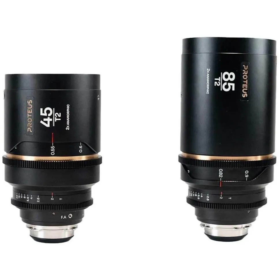 Laowa Proteus 45mm/85mm 2x Anamorphic Cine Lens Kit Feet Amber PL/EF