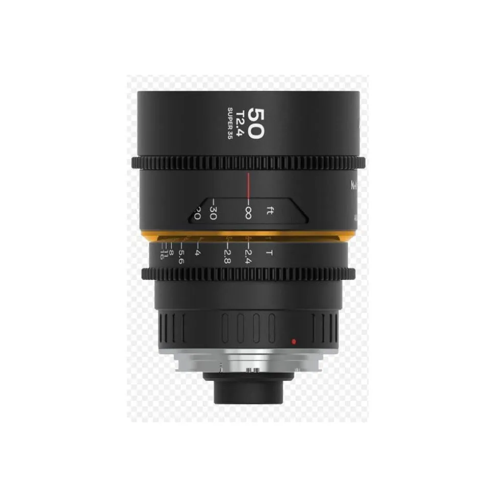 Laowa Nanomorph 50mm T2.4 1.5x S35 Anamorphic Lens Amber Flare PL/EF