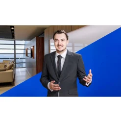 Lastolite Panoramic Background Cover 4m Chroma Key Blue - LB7963