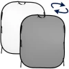 Lastolite Plain Collapsible Background 1.5 x 1.8m White/Mid Grey LL LB56GW
