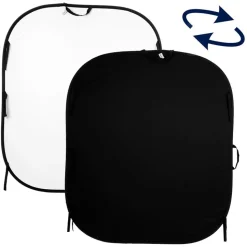 Lastolite Plain Collapsible Reversible Background 1.5 x 1.8m Black/White LL LC5621