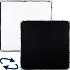 Lastolite Skylite Rapid Fabric Large 2 x 2m Black/White - LL LR82221R