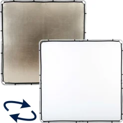 Lastolite Skylite Rapid Fabric Large 2 x 2m Sunfire/White - LL LR82206R