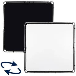 Lastolite Skylite Rapid Fabric Midi Black/White 1.5x1.5m - LL LR81521R