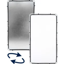 Lastolite Skylite Rapid Facric Medium 1.1 x 2m Silver/White - LL LR81231R