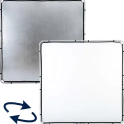 Lastolite Skylite Rapid Fabric Large 2 x 2m Silver/White - LL LR82231R