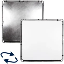 Lastolite Skylite Rapid Fabric Midi Silver/White 1.5x1.5m - LL LR81531R