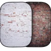 Lastolite Urban Collapsible 1.5x2.1m Classic Red / Distressed White Brick LB5706