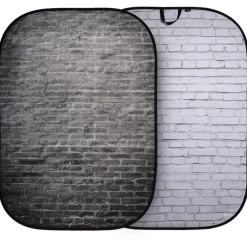 Lastolite Urban Collapsible 1.5x2.1m Painted White / Industrial Grey Brick