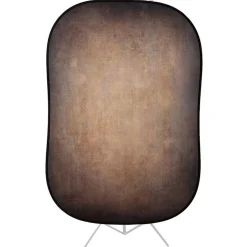 Lastolite Vintage Collapsible 1.5 x 2.1m (5' x 7') Walnut/Pewter LB5721