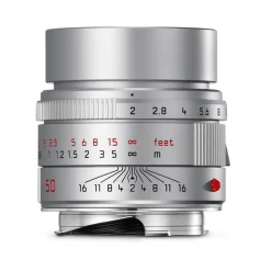 Leica APO Summicron M 50mm f/2 ASPH Lens Silver Anodised
