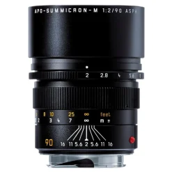 Leica APO Summicron-M 90mm f/2 ASPH Lens Black Anodised