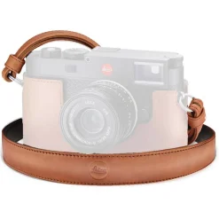 Leica Leather Carrying Strap Cognac