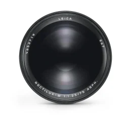 Leica Noctilux M 75mm f/1.25 ASPH Lens Black Anodised
