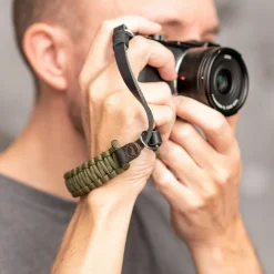 Leica Paracord Handstrap Black/Olive by COOPH