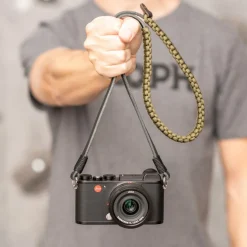 Leica Paracord Strap 126cm Black/Olive