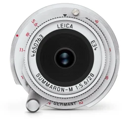 Leica Summaron M 28mm f/5.6 Lens Silver Chrome