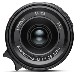 Leica Summicron-M 28mm f/2 ASPH Lens Black Anodised