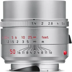 Leica Summilux-M 50mm f/1.4 ASPH Lens Silver