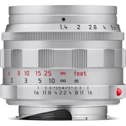Leica Summilux-M 50mm f/1.4 Lens Silver Chrome Finish