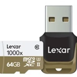 Lexar 64GB Micro SDHC 1000X UHS-II