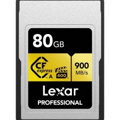Lexar 80GB Professional CFexpress Type A Card Gold Series