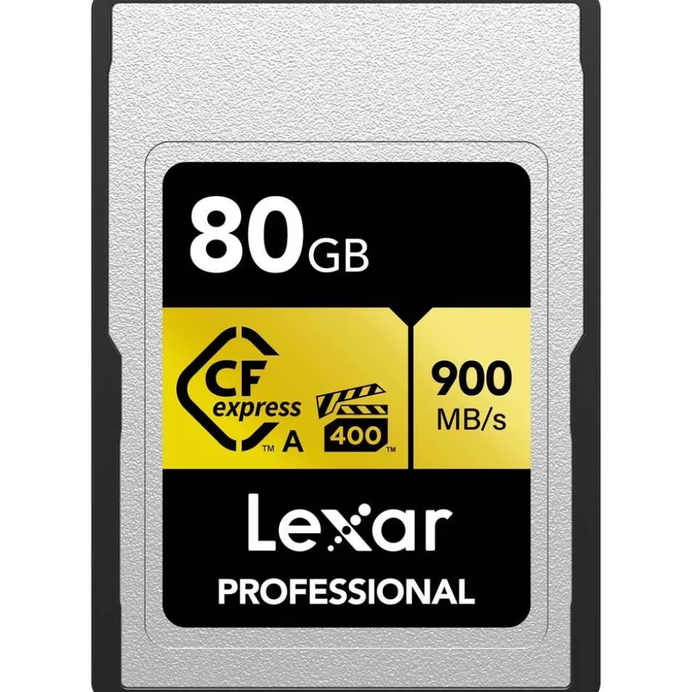 Lexar 80GB Professional CFexpress Type A Card Gold Series