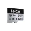 Lexar microSDXC Silver Plus UHS-1 512GB V30 R205/W150MB/s