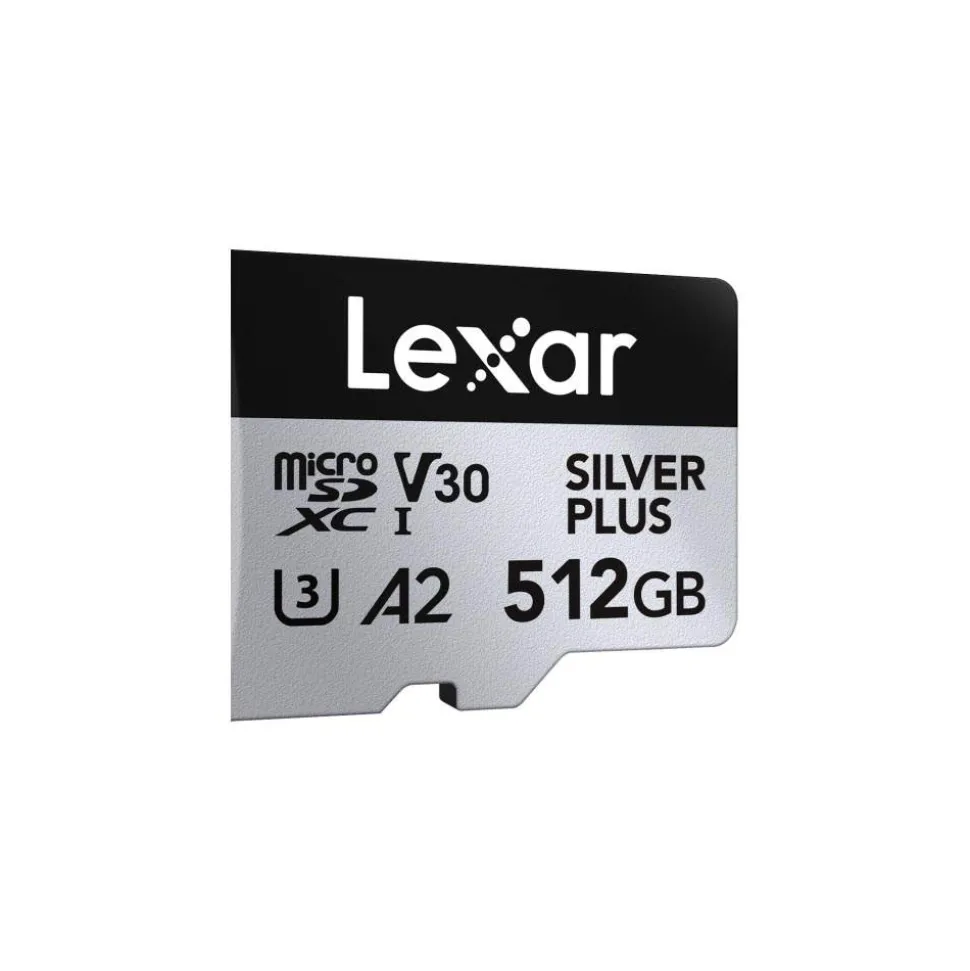 Lexar microSDXC Silver Plus UHS-1 512GB V30 R205/W150MB/s