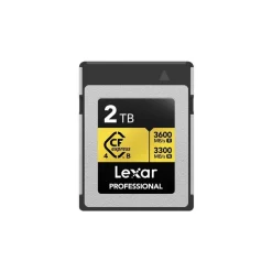 Lexar Professional GOLD 2TB CFexpress 4.0 Type B Card (3600MB/Sec)