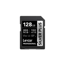 Lexar SD Silver Plus UHS-1 128GB V30 R205/W150MB/s