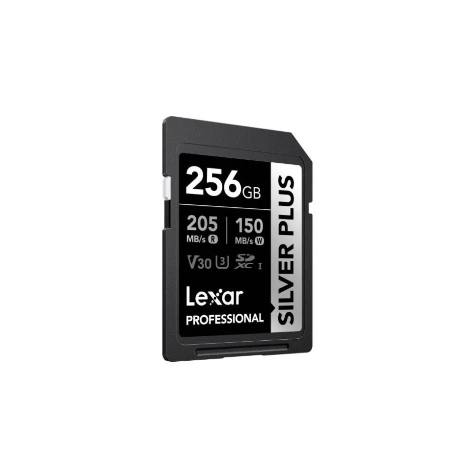 Lexar SD Silver Plus UHS-1 256GB V30 R205/W150MB/s