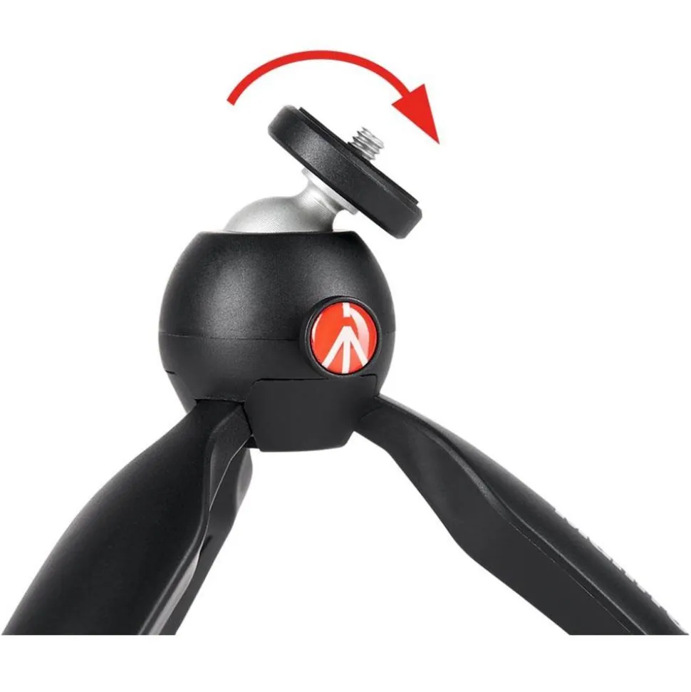 Manfrotto 290 Tripod with Video Head and Pixi Mini Bundle