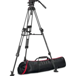 Manfrotto 526 Video Head with 645 Fast Twin Carbon Tripod