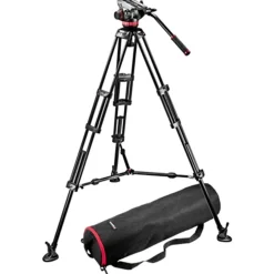 Manfrotto 546B Aluminium Twin Leg Tripod and 502 Fluid Head Kit