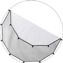 Manfrotto HaloCompact Plus Cover 98cm 38-inch Silver/White