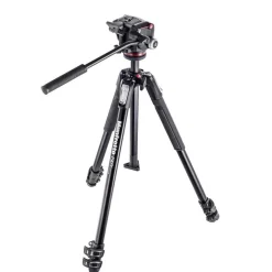Manfrotto MK190X3 Three Section Tripod with MHXPRO-2W Fluid Head