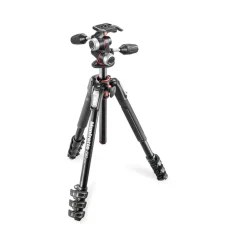 Manfrotto MK190XPRO4-3W 190 XPRO 4 Section Aluminium Tripod with XPRO 3-Way Head