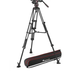 Manfrotto MVK608TWINMA Nitrotech 608 Head and Aluminium Twin Leg Middle Spreader