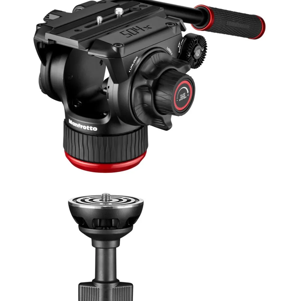 Manfrotto 504X & CF Fast Sing Leg Tripod