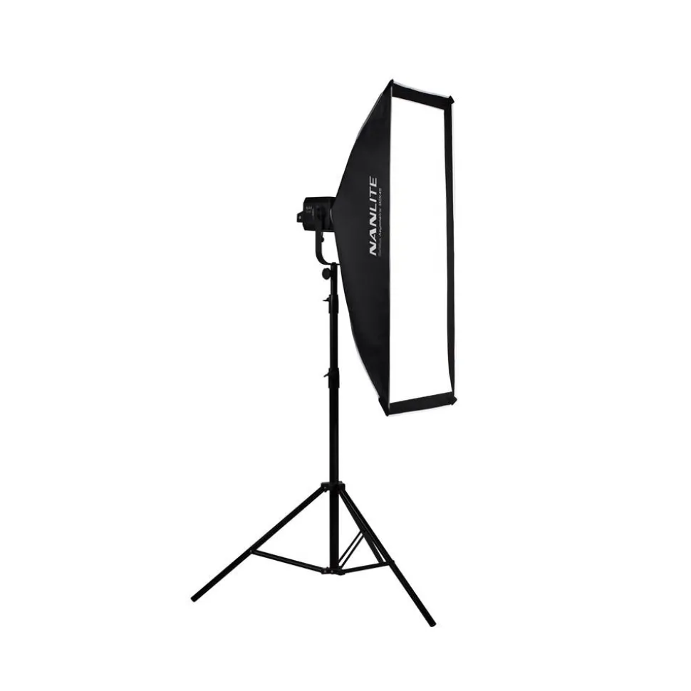 Nanlite Asymmetrical Stripbank Softbox with Bowens Mount