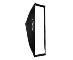Nanlite Asymmetrical Stripbank Softbox with Bowens Mount