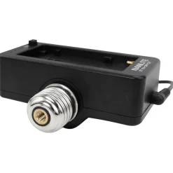 Nanlite NPF Battery Adapter with E27 Head