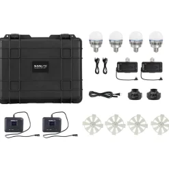 Nanlite PavoBulb 10C RGBWW LED Bulb 4 Kit