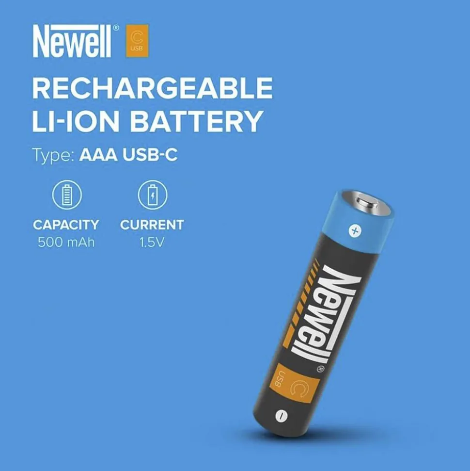 Newell AAA USB-C Onboard Rechargable 500 mAh Battery