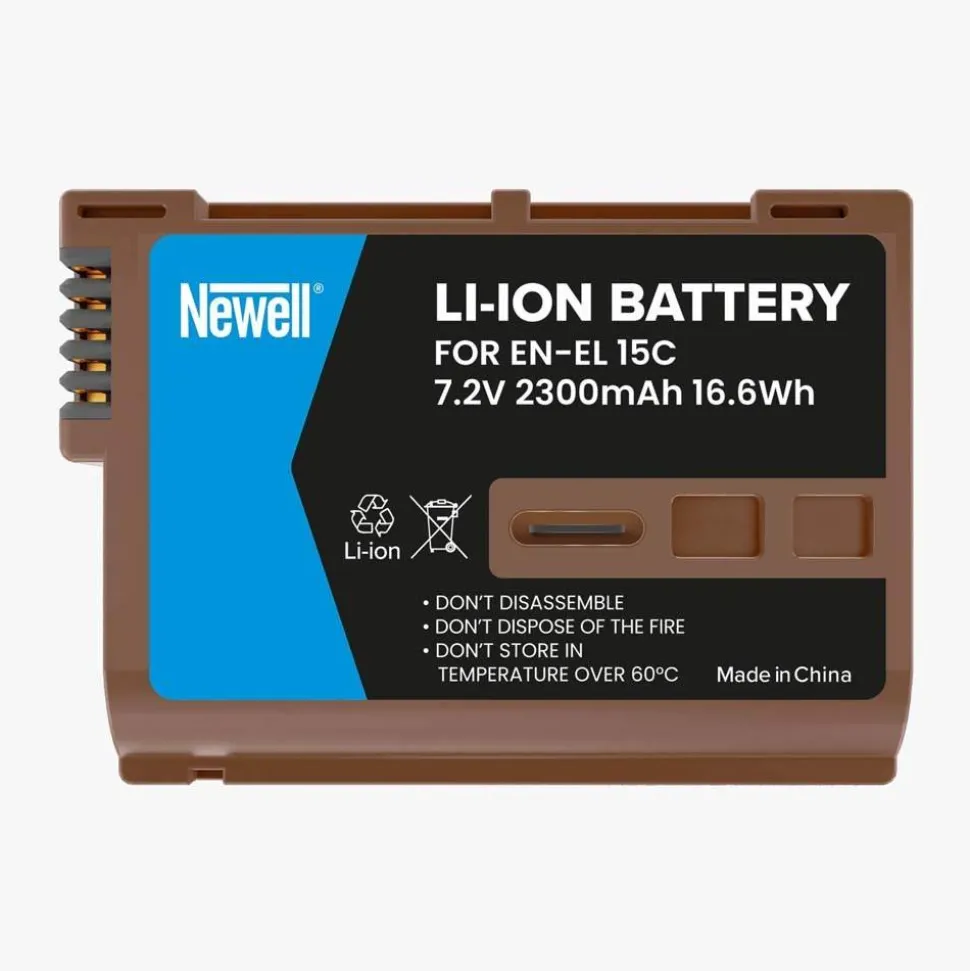 Newell Battery EN-EL15C with USB-C Onboard Recharge Nikon 2300mAh