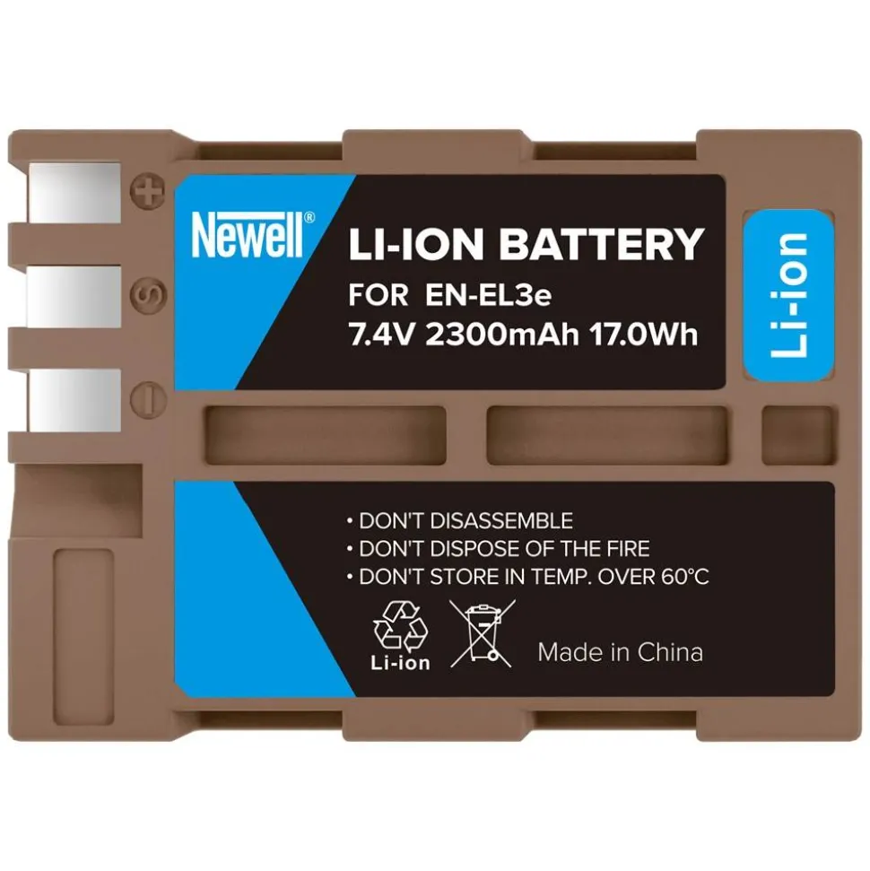 Newell Battery EN-EL3E with USB-C Onboard Recharge 2300mAh